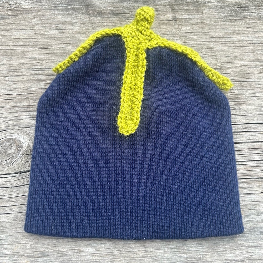 Blueberry Refashioned Beanie